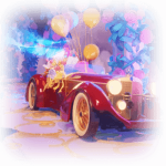 七彩花海车